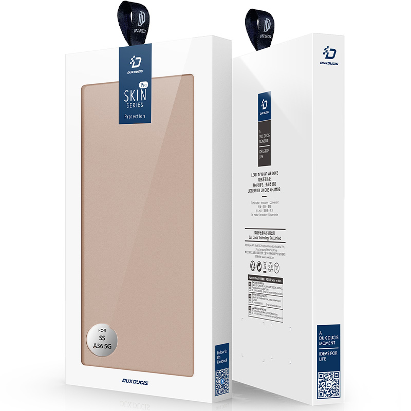 Etui Dux Ducis Skin Pro do Galaxy A56 5G / A36 5G, różowozłote